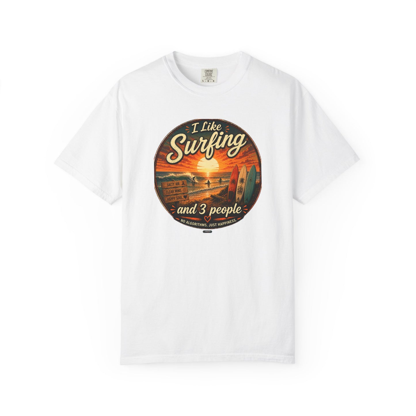 I Like Surfing  and 3 People T-shirt