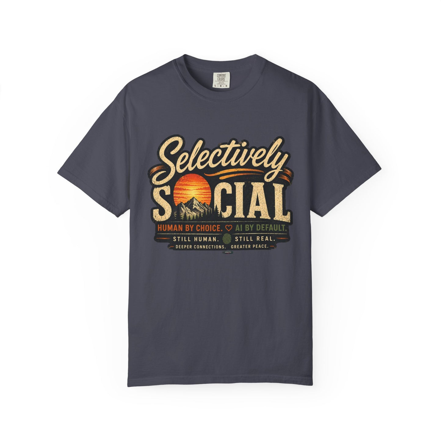 Selectively Social — Vintage Introvert T-Shirt