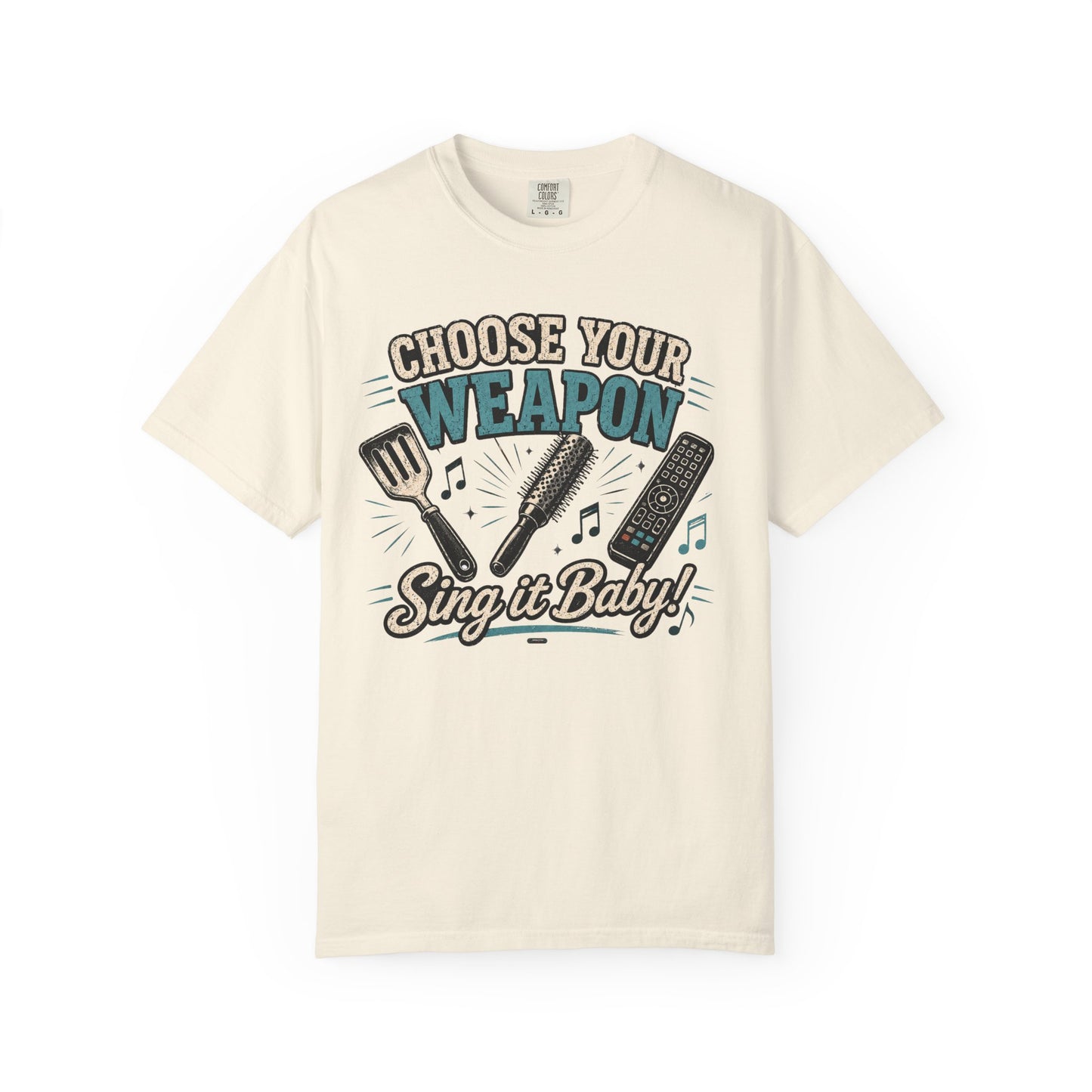 Choose Your Weapon, "Sing It Baby!" Singing & Karaoke Graphic Tee