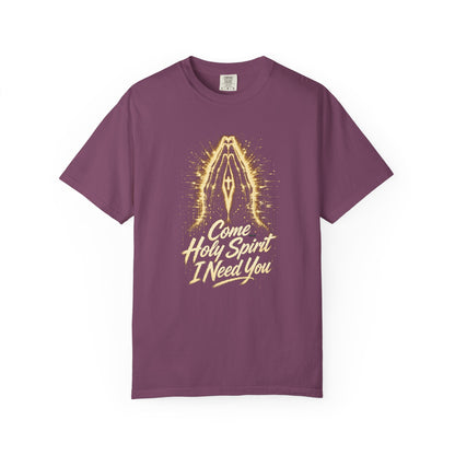 DigitalDivine: Come Holy Spirit I Need You Religious Tee