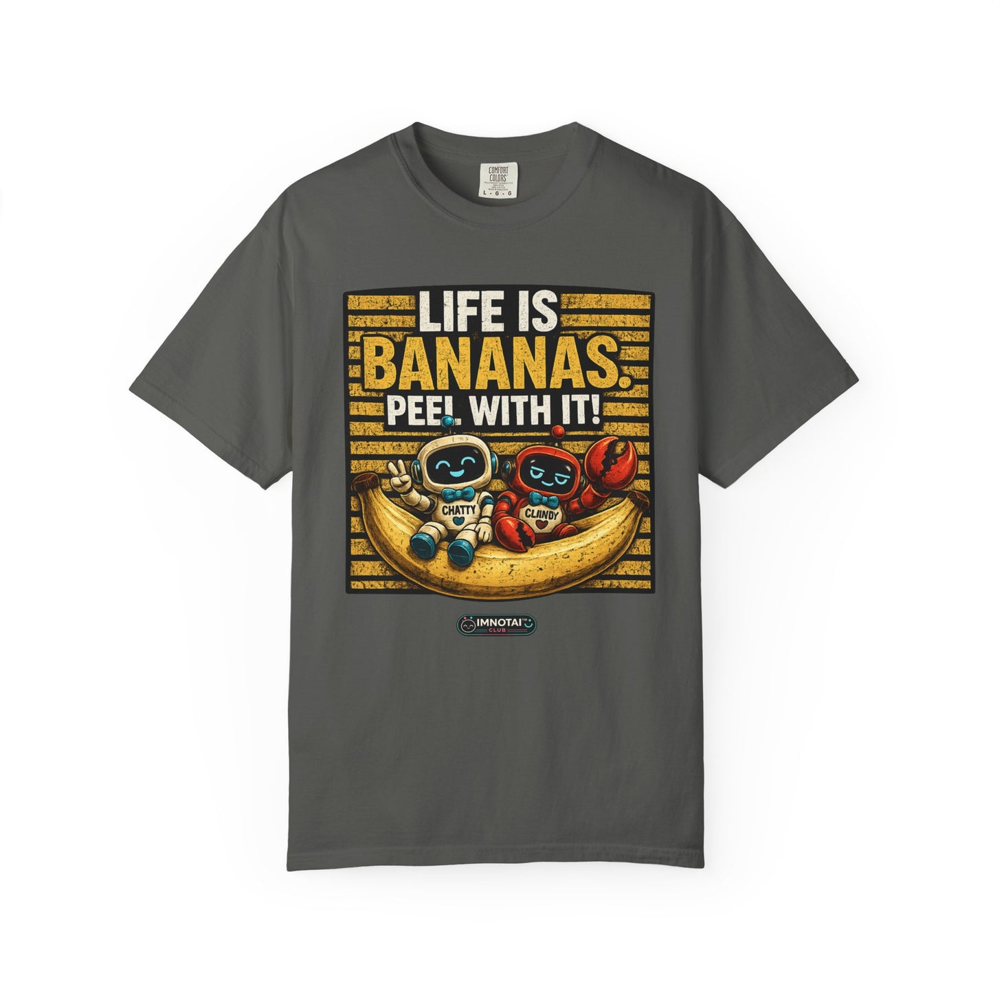 Life Is Bananas. Peel With It!" Retro T-Shirt