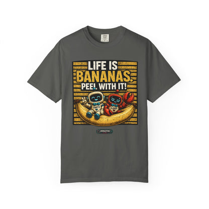 Life Is Bananas. Peel With It!" Retro T-Shirt
