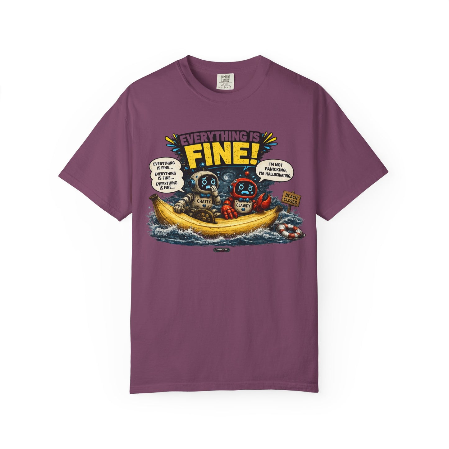 Everything Is Fine! Going Through Hurricane Bananas T-Shirt