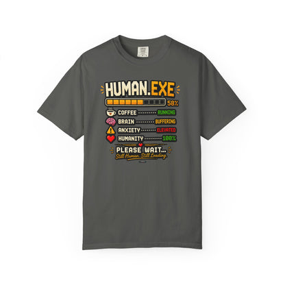 Human.EXE Loading Funny Graphic T-shirt