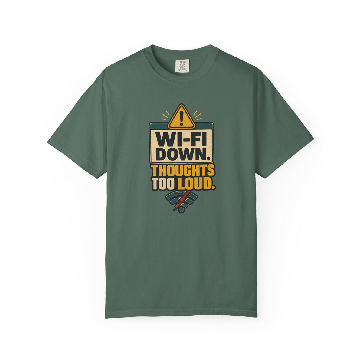 Wi‑Fi Down Funny Internet Error Graphic Tee