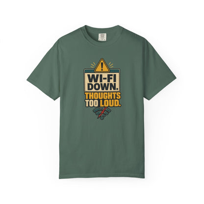 Wi‑Fi Down Funny Internet Error Graphic Tee