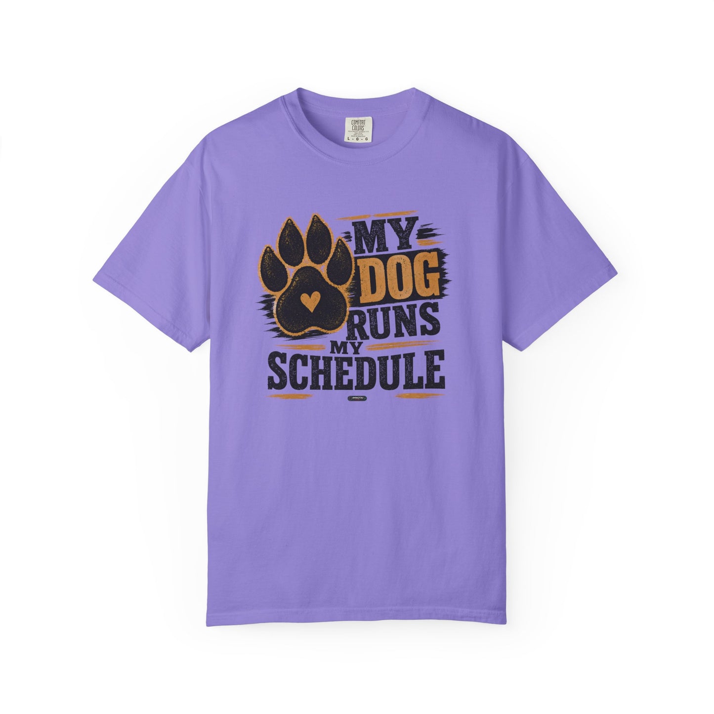 PAWS: My Dog Runs My Schedule T-Shirt