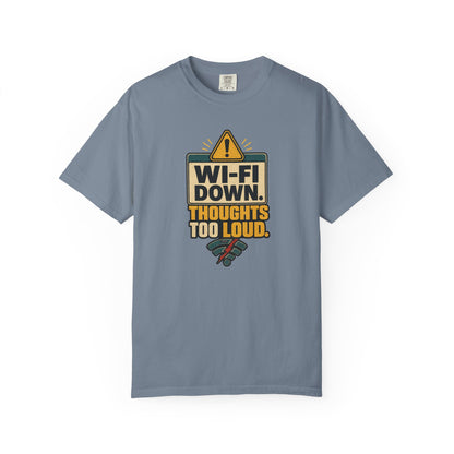 Wi‑Fi Down Funny Internet Error Graphic Tee
