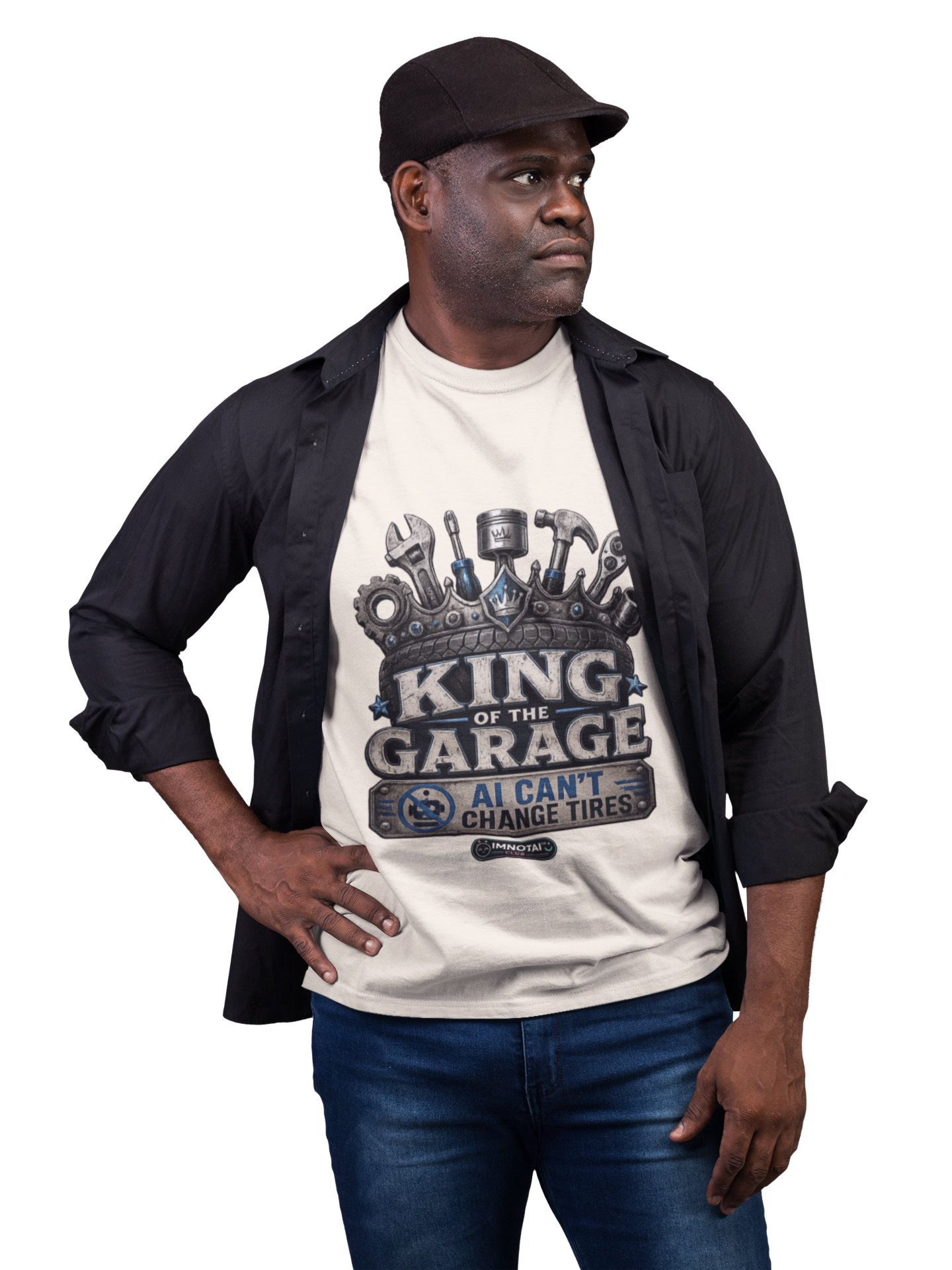 King of the Garage shirt | Mechanic Tools