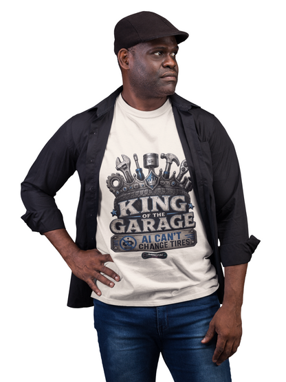King of the Garage shirt | Mechanic Tools