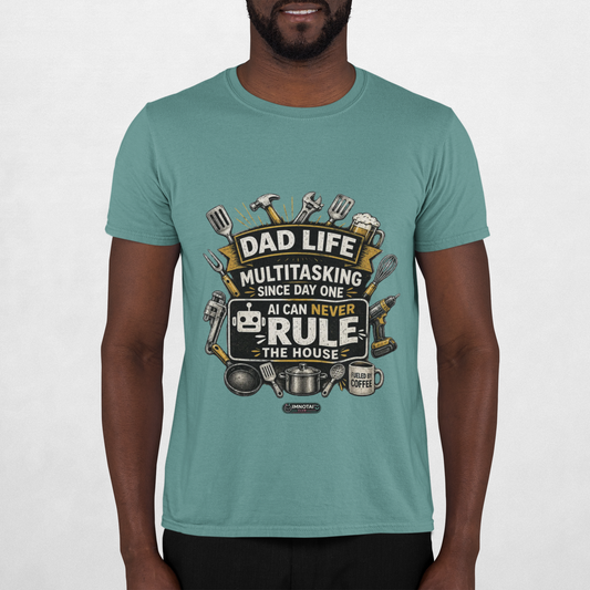 Dad Life Multitasking Since Day One T-Shirt | Funny Dad T-shirts