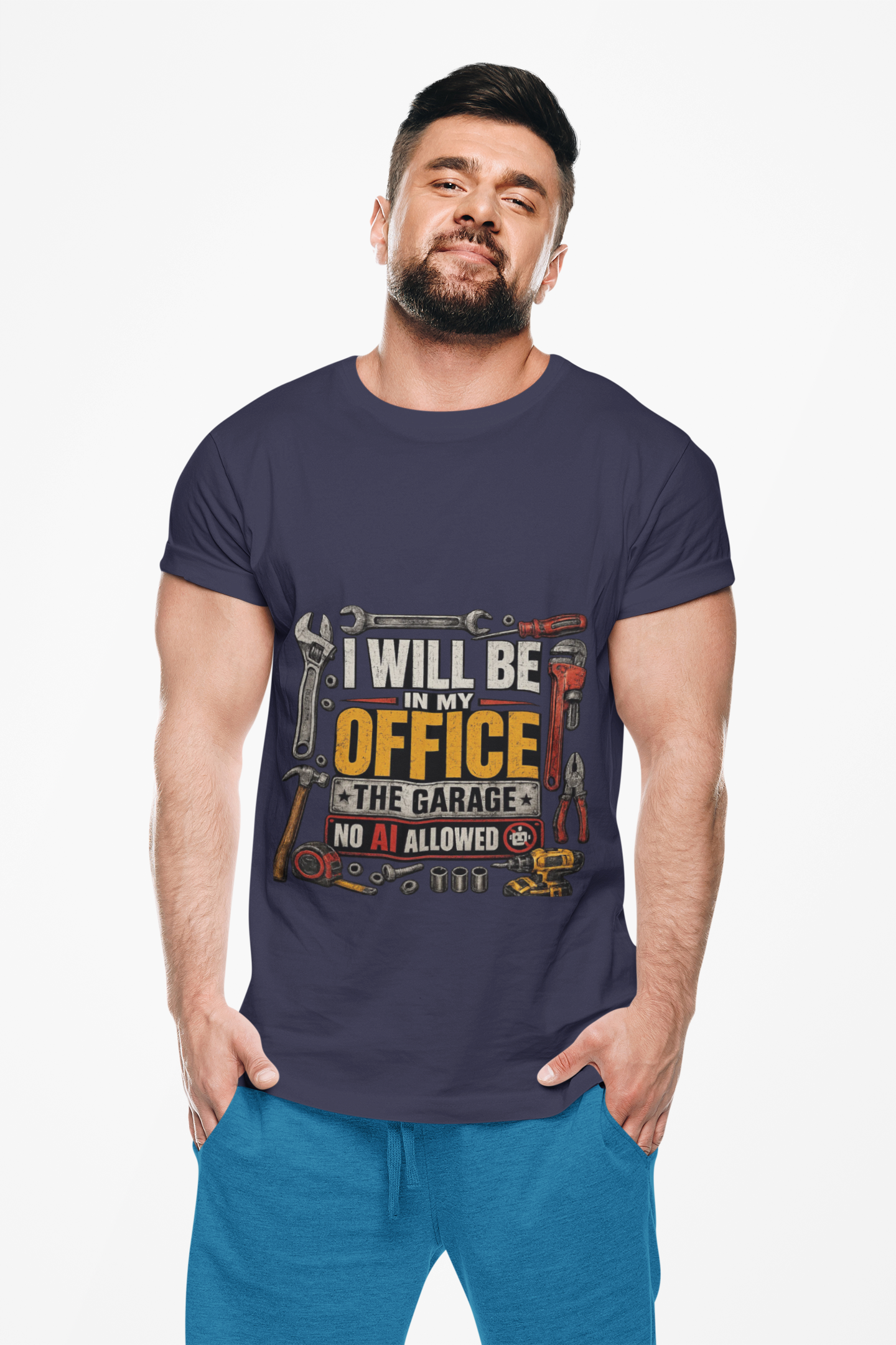“I Will Be in My Office (The Garage) — No AI Allowed”