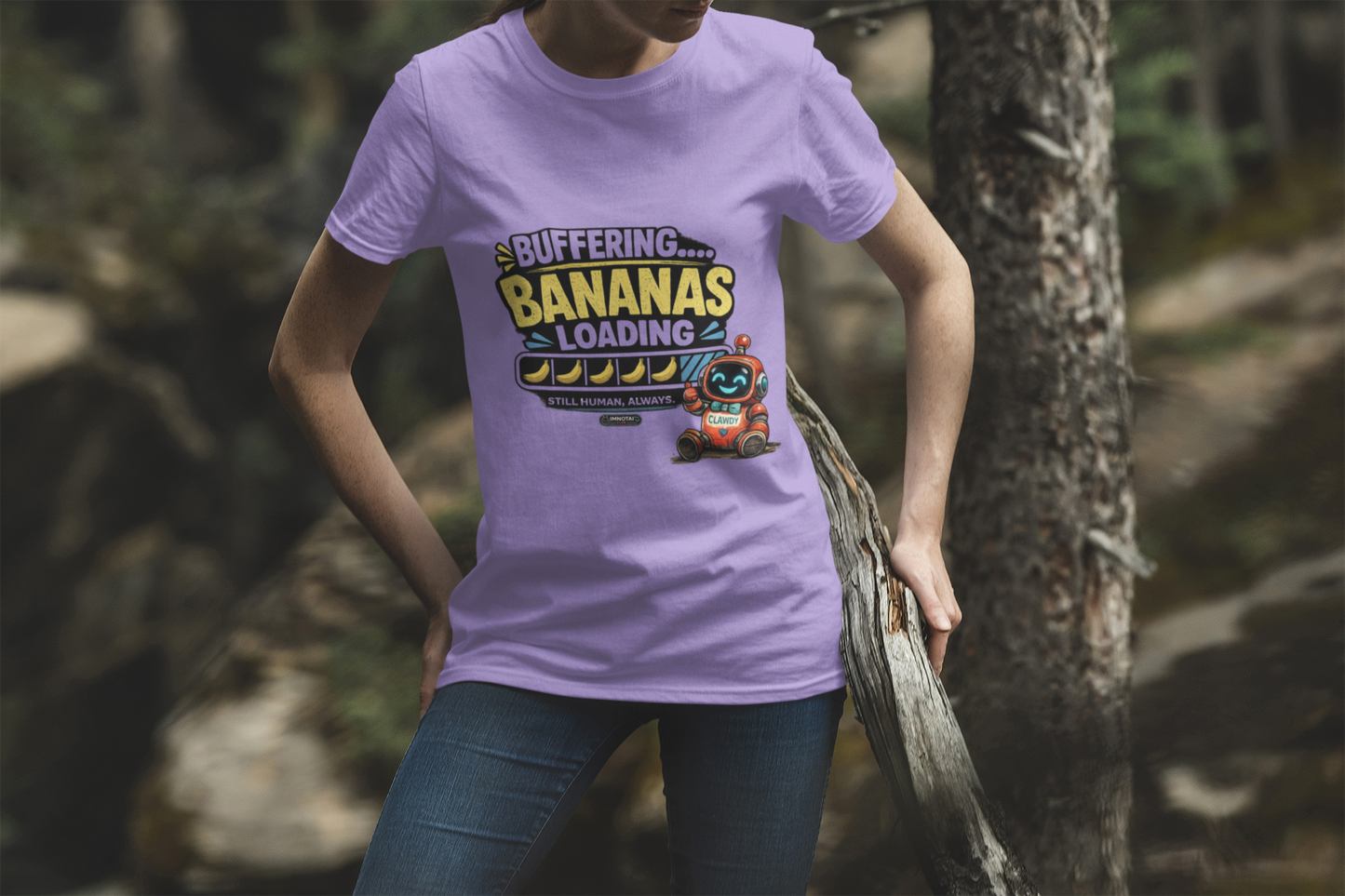 Buffering... Bananas Loading T-Shirt
