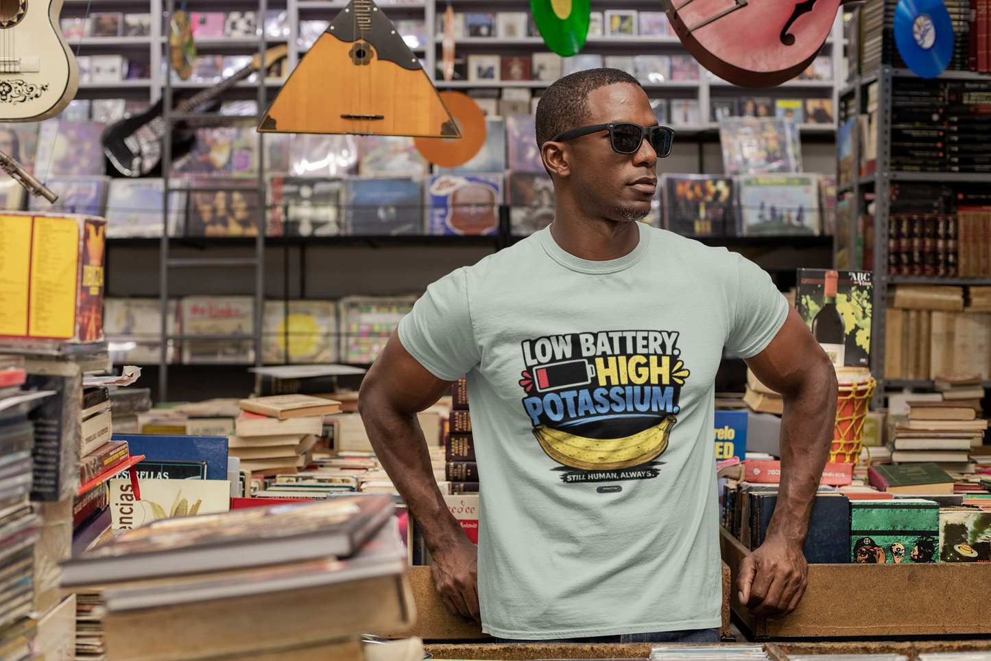Low Battery, High Potassium Banana T-Shirt