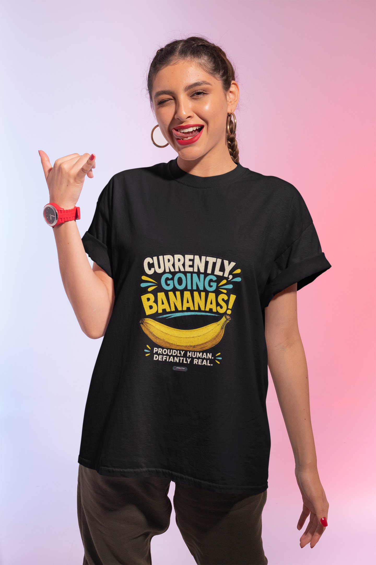 Currently Going Bananas! Graphic T-Shirt