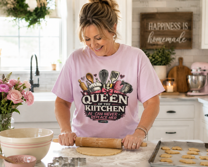 Queen of the Kitchen, AI Can Never Replace Her T-Shirt