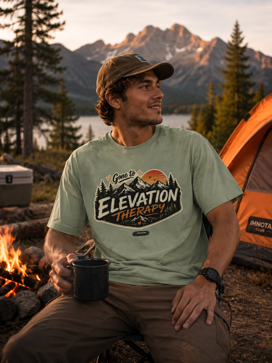 Mountain: Gone To  Elevation Therapy T-Shirt
