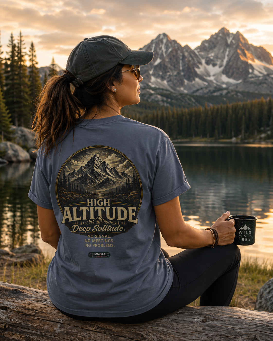 Mountain: High Altitude Deep Solitude T-Shirt