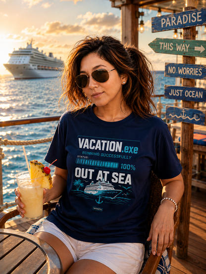 VACATION.exe — Out at SEA T-Shirt