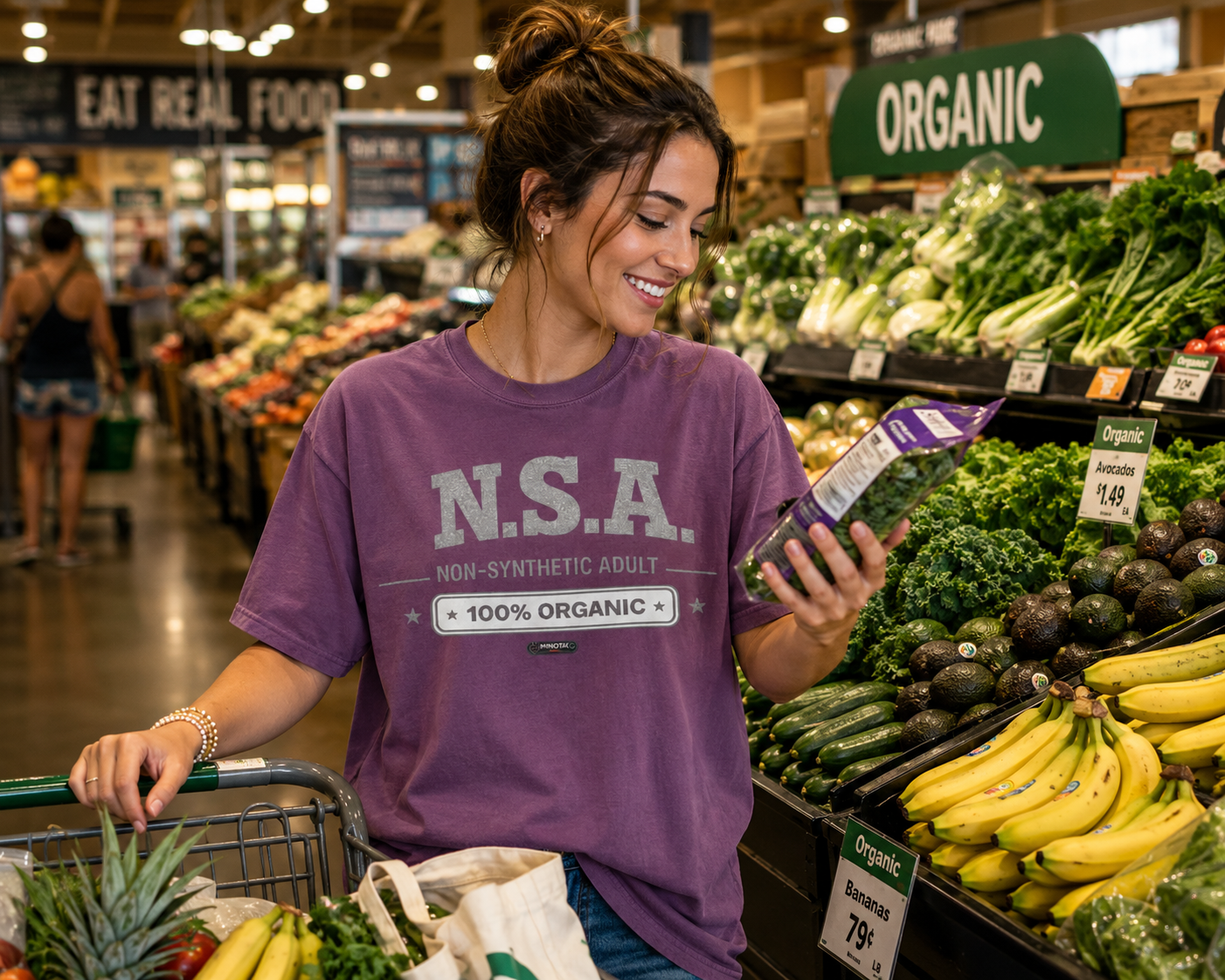NSA 'Non-Synthetic Adult' 100% Organic T-Shirt