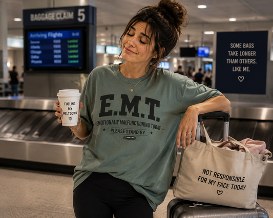EMT 'Emotionally Malfunctioning Today' T-Shirt
