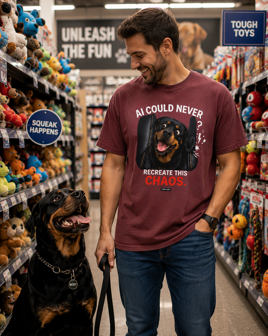 DOG Rottweiler: AI Could Never Recreate This Chaos T-Shirt