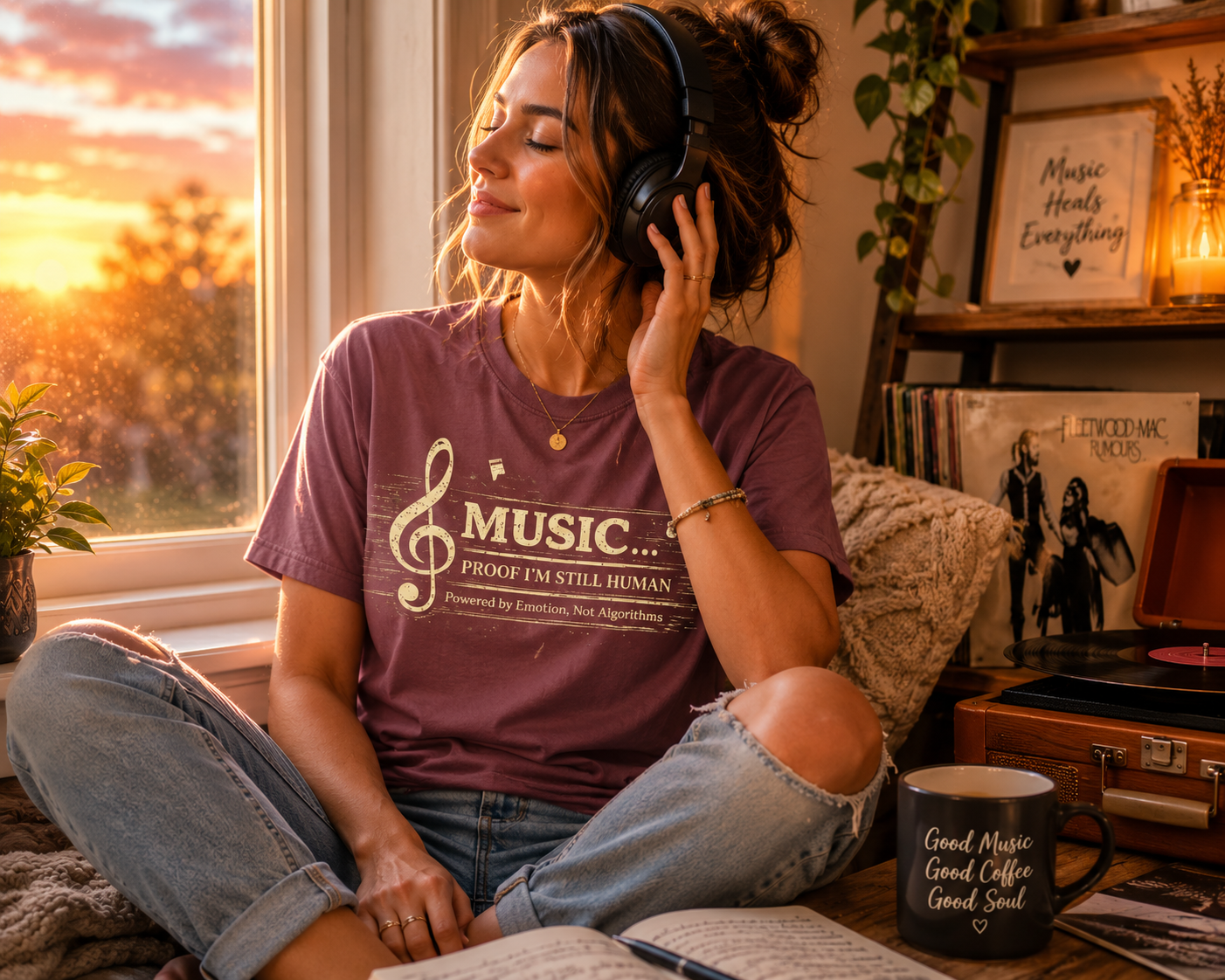 Music: Proof I’m Still Human" Graphic T-Shirt