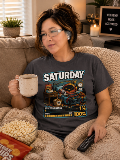 SATURDAY: Responsibilities 1%, NAP 100%