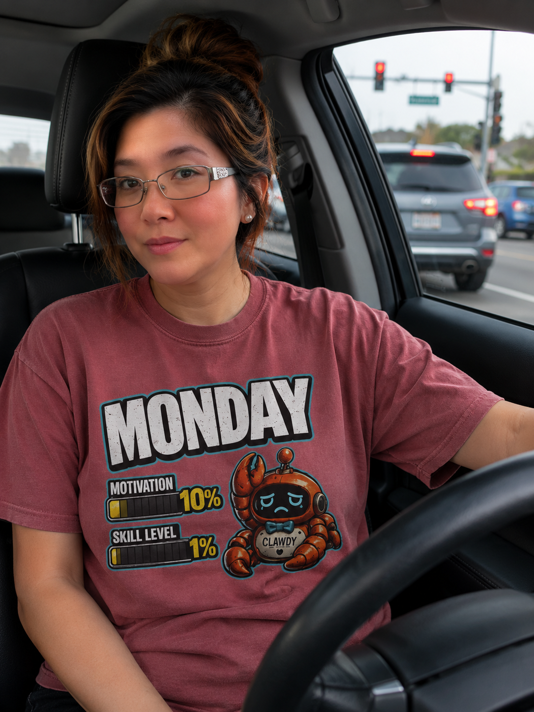 MONDAY: Motivation 10%,  Skill Level 1%’ Graphic Tee