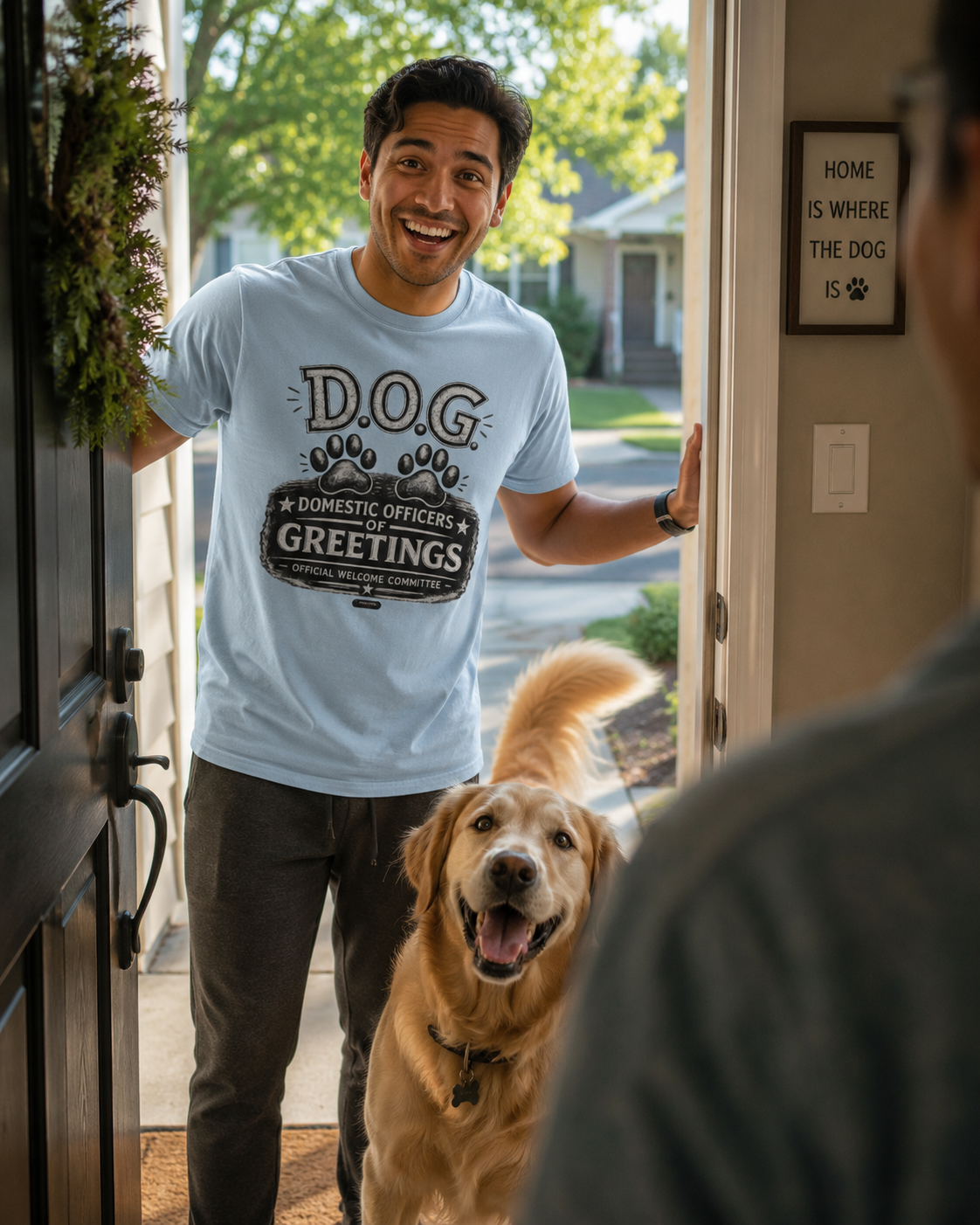 DOG: Domestic Officer of Greetings T-Shirt