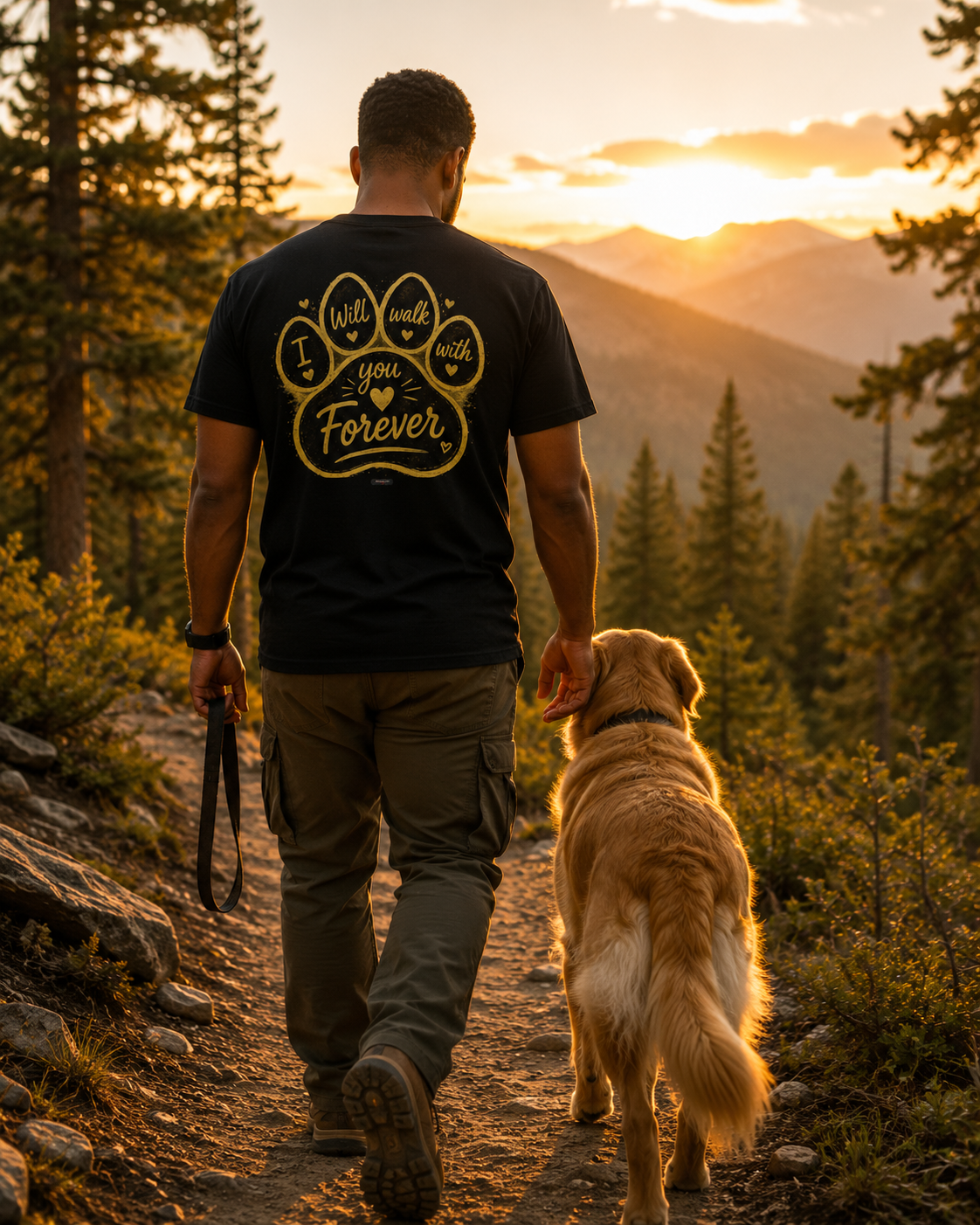 PAWS: I will Walk You Forever T-Shirt