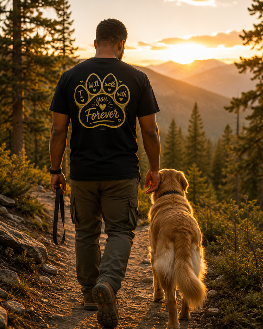 PAWS: I will Walk You Forever T-Shirt