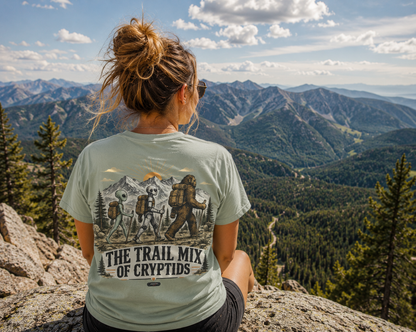 The Trail Mix of Cryptids Hiking T-Shirt