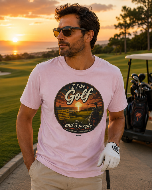 I Like Golf and 3 People T-shirt