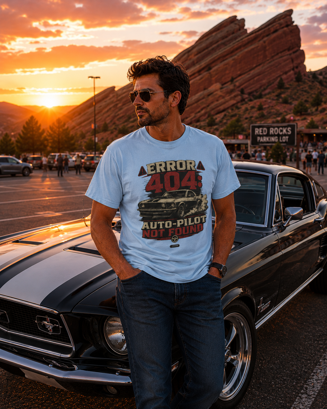 CLASSIC CAR Error 404: Auto-Pilot Not Found T-Shirt
