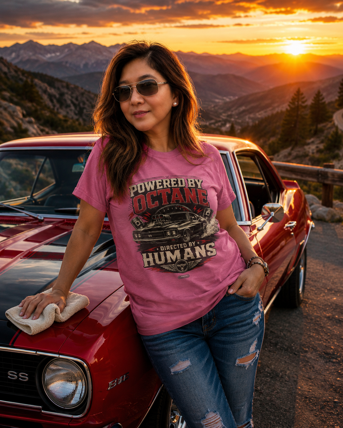 CLASSIC CAR Powered By Octane T-Shirt.