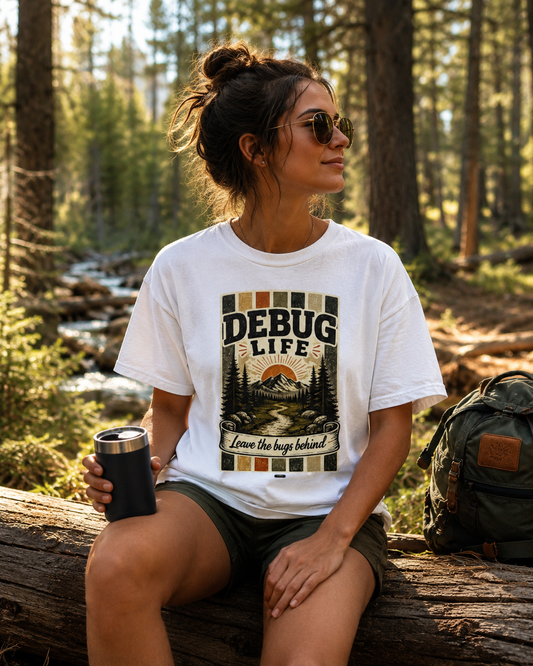 HUMANWARE : DEBUG LIFE Retro Nature T-Shirt