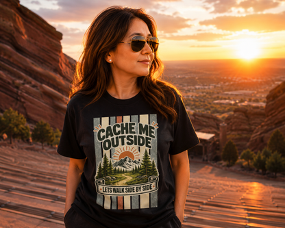 HUMANWARE : CACHE ME OUTSIDE  Retro Nature T-Shirt