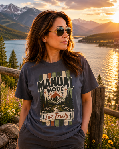 HUMANWARE : MANUAL MODE Retro Nature T-Shirt