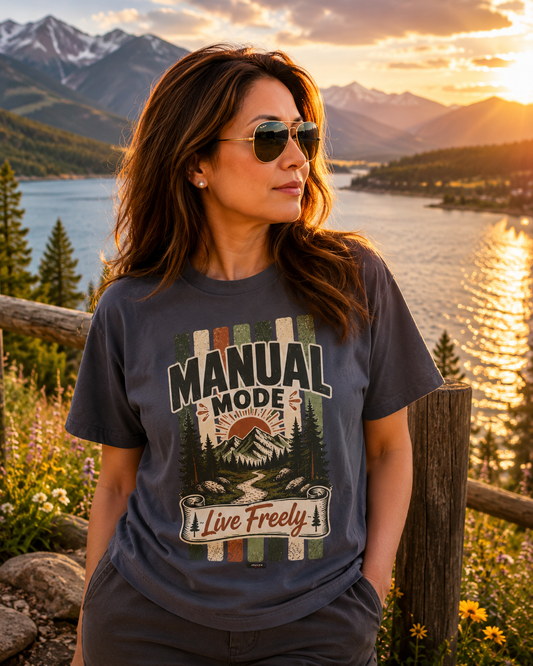 HUMANWARE : MANUAL MODE Retro Nature T-Shirt