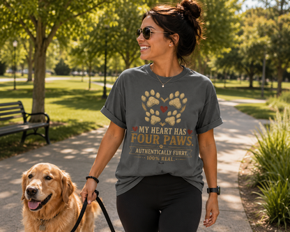 My Heart Has Four Paws T-Shirt