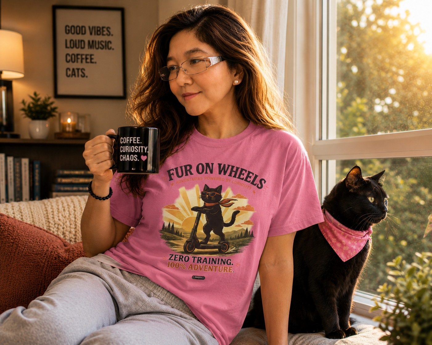 FUR on Wheels- CAT T-Shirt