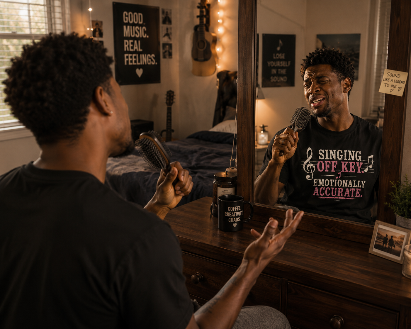 MUSIC: Singing Off Key Emotionally Accurate T-Shirt