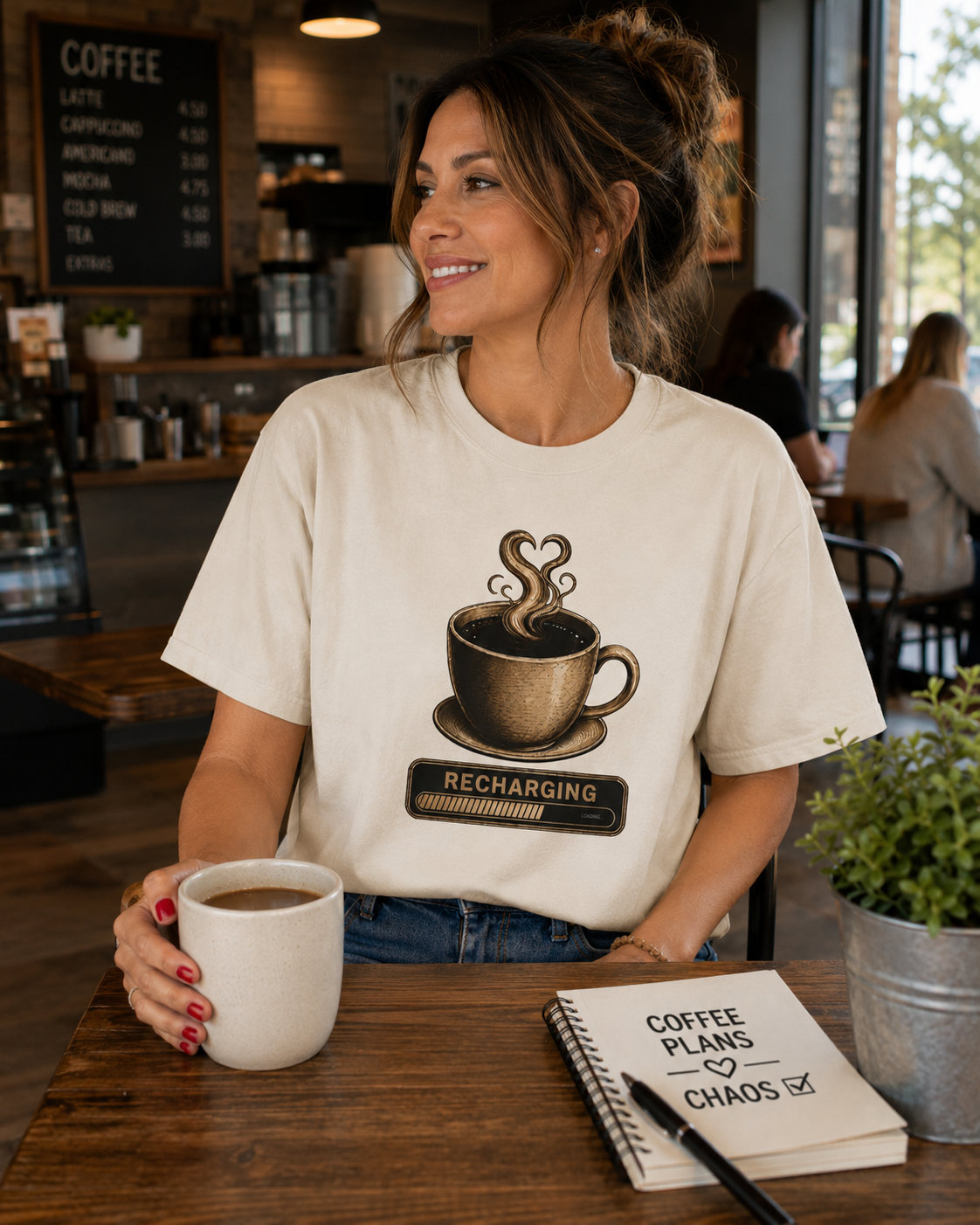 Coffee 'Recharging' T-Shirt