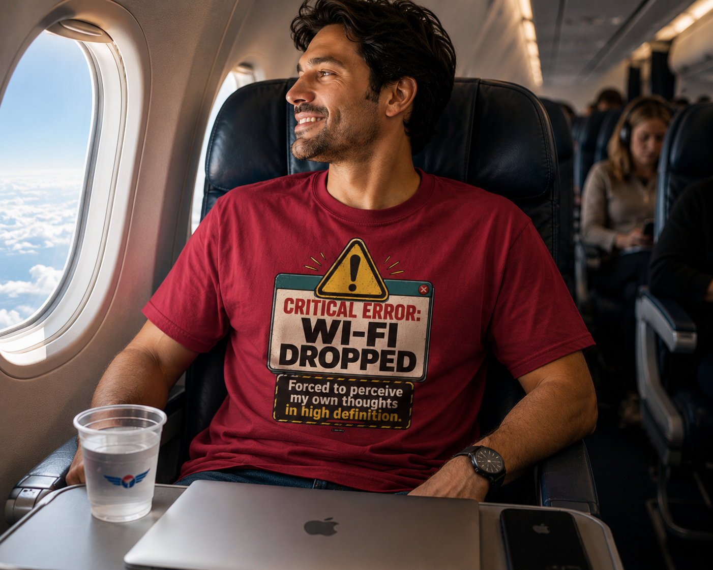 Wi‑Fi Dropped Funny Internet Error Graphic Tee
