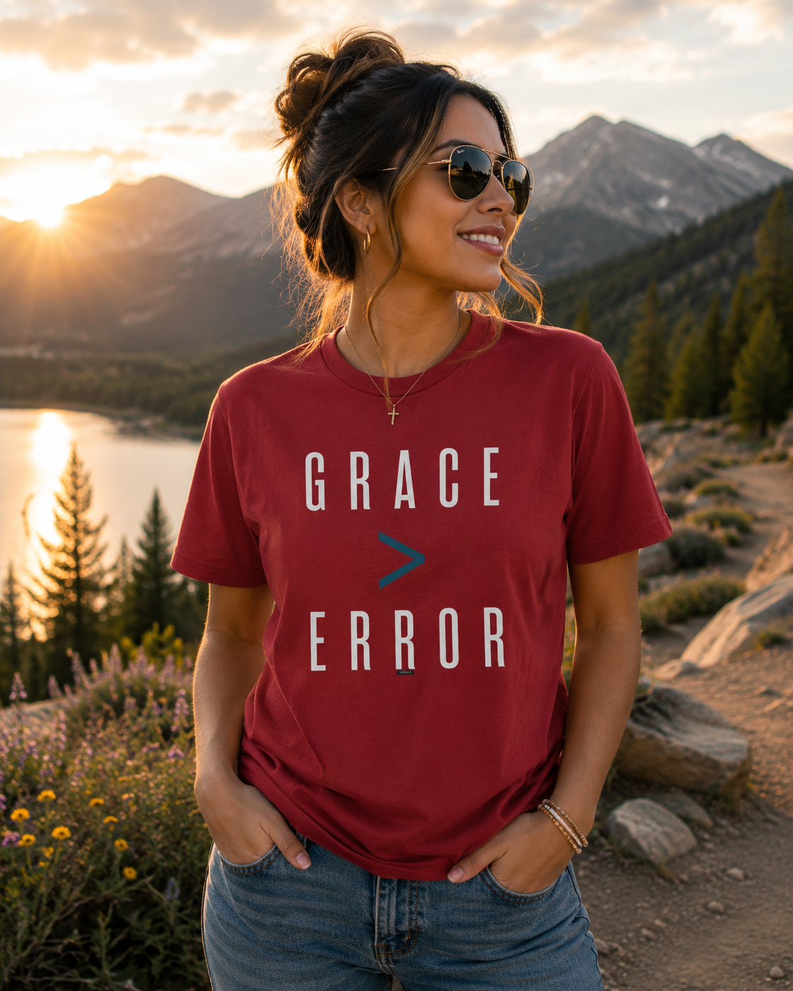 DigitalDivine: GRACE > ERROR Faith Graphic Tee