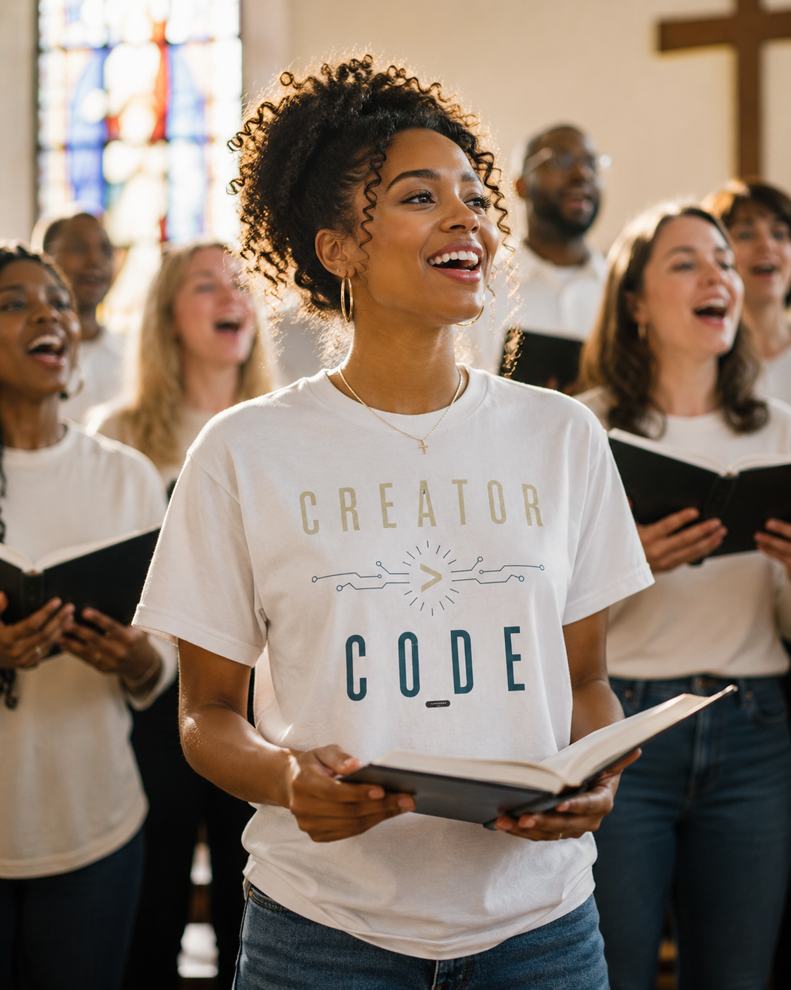 DigitalDivine: CREATOR > CODE Faith Graphic Tee