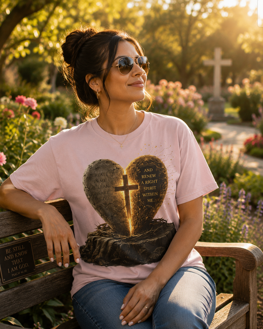 DigitalDivine: NEW Heart Cross T-Shirt