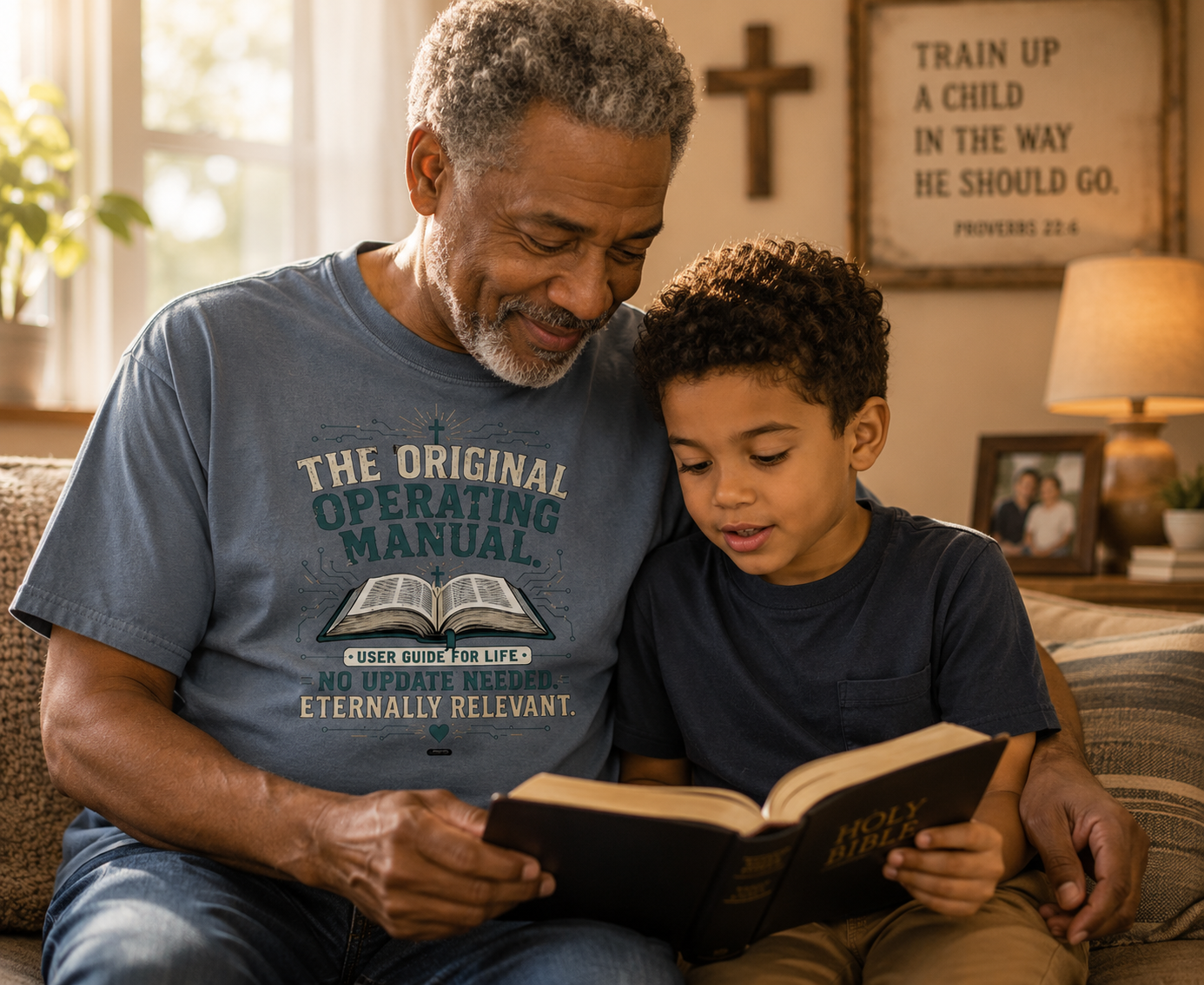DigitalDivine: BIBLE-The Original Operating Manual T-Shirt