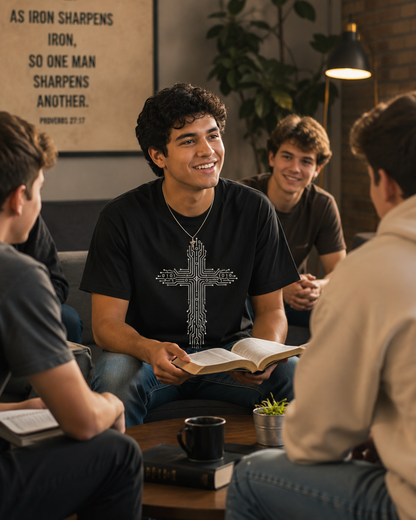 DigitalDivine: Digital Cross— Cross Faith Graphic Tee